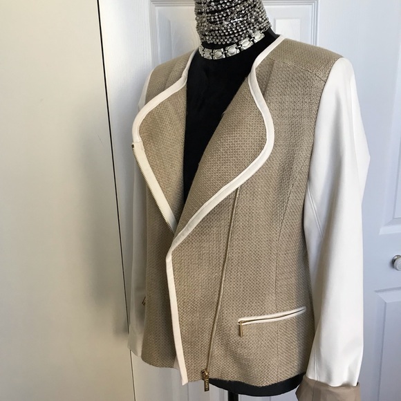 Calvin Klein women's moto jacket - Picture 2 of 10